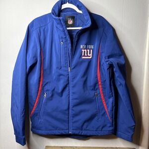 GIII Apparel NFL New York Giants Men's Full Zip Jacket Size Medium